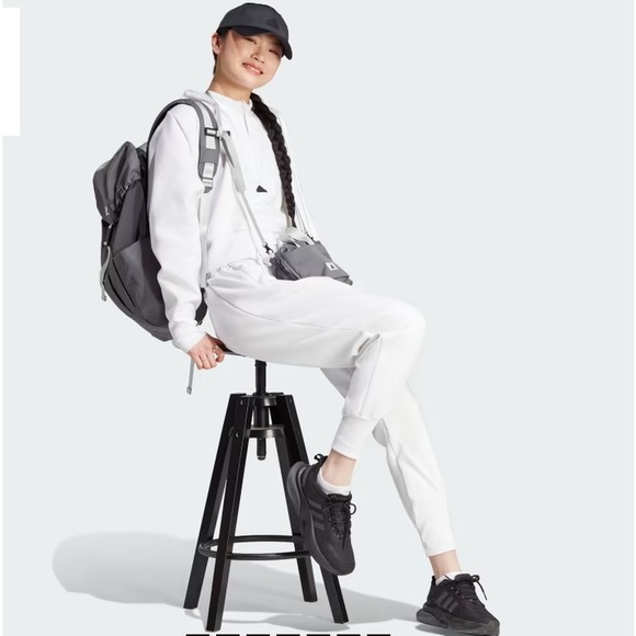 ADIDAS Aeroready White Joggers - Picture 1 of 12